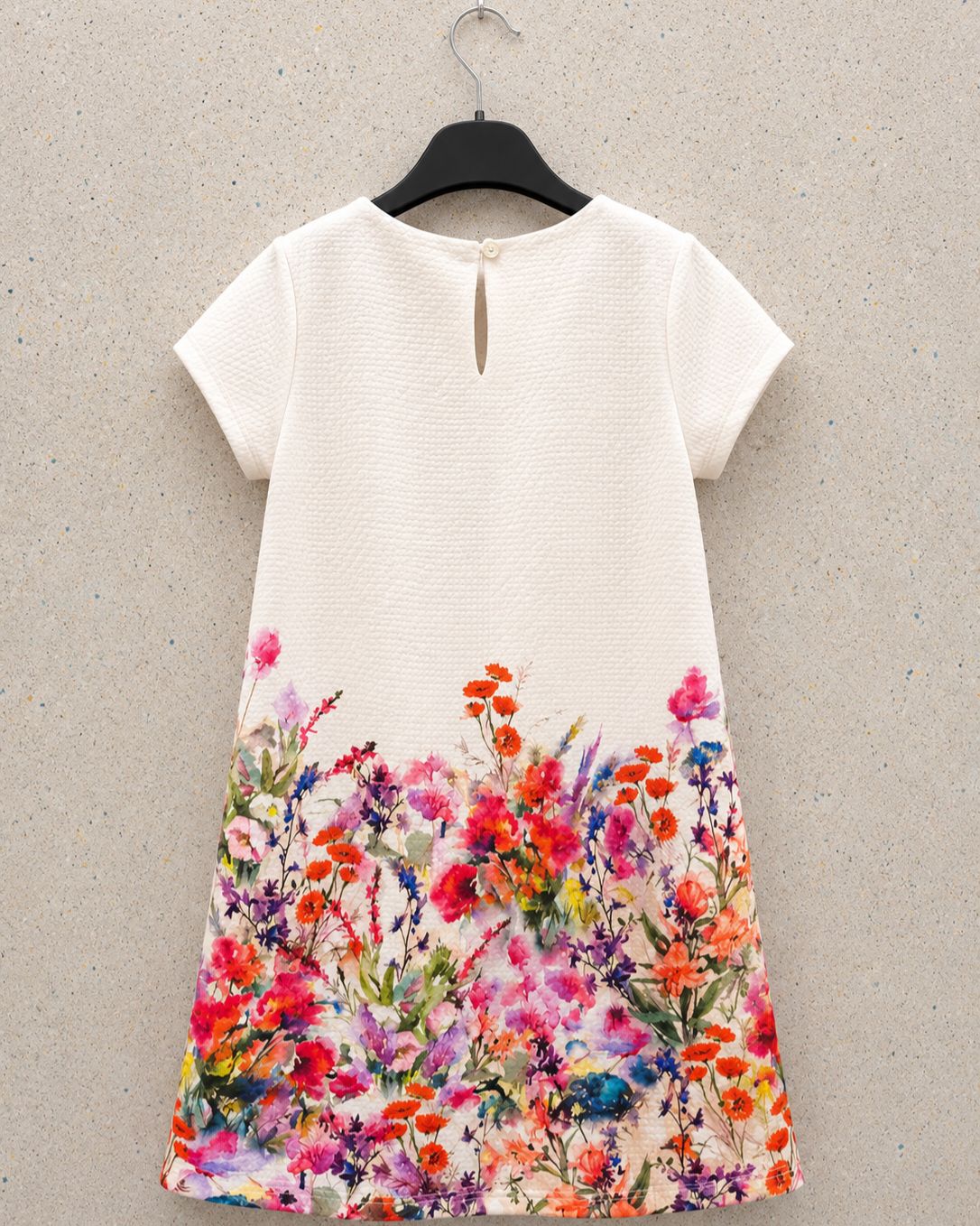 Rosabelle Cream/Pink Floral Summer Party Dress