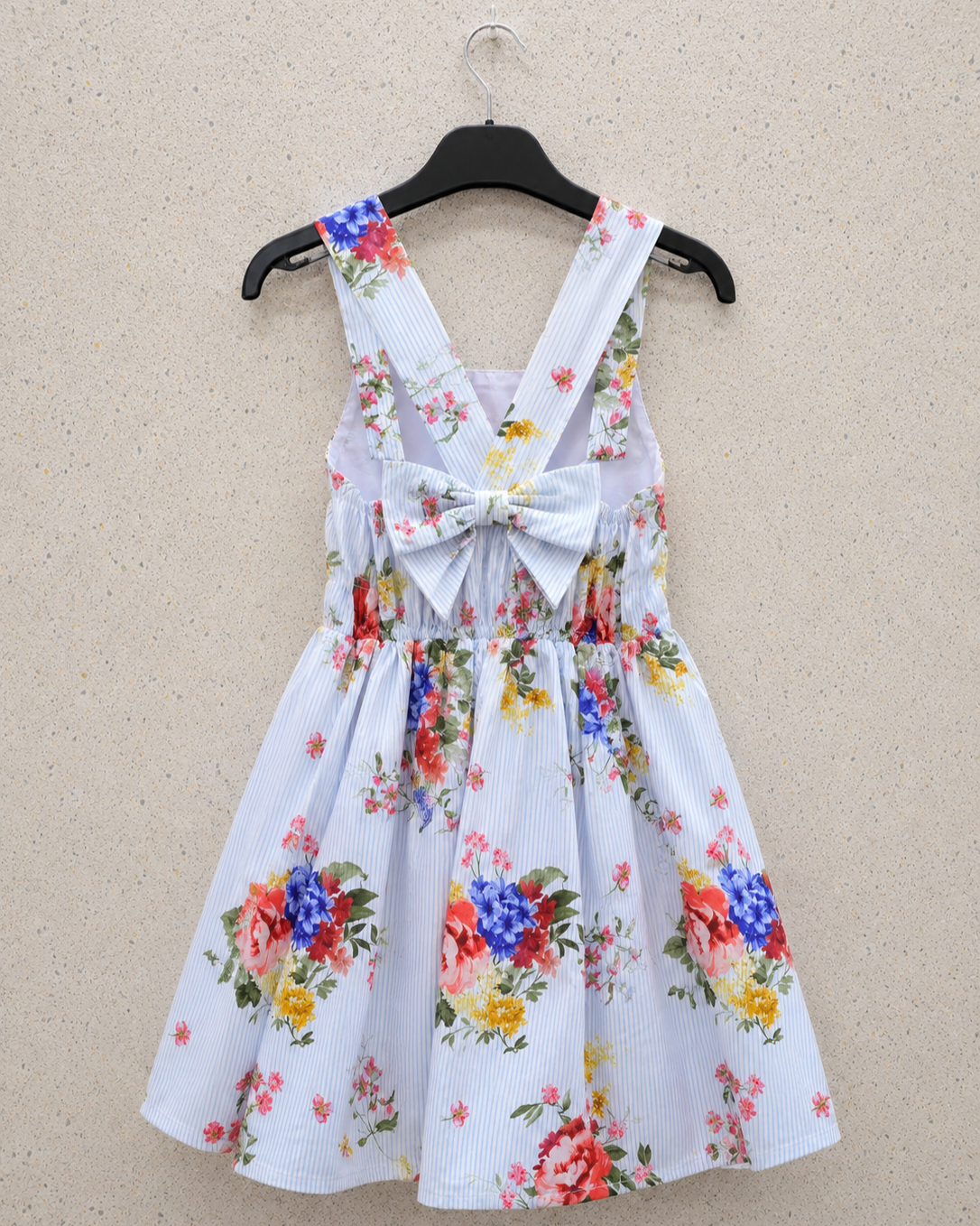 Rosabelle Sky Blue Floral Summer Party Dress