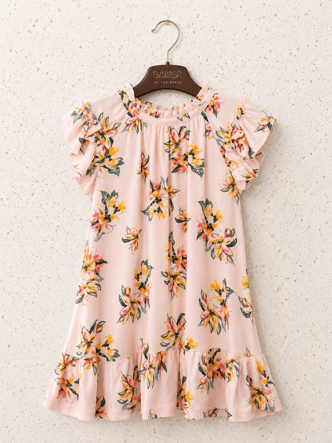 Robe à volants fleurie Rosabelle