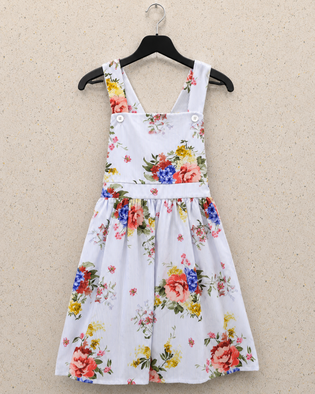 Rosabelle Sky Blue Floral Summer Party Dress