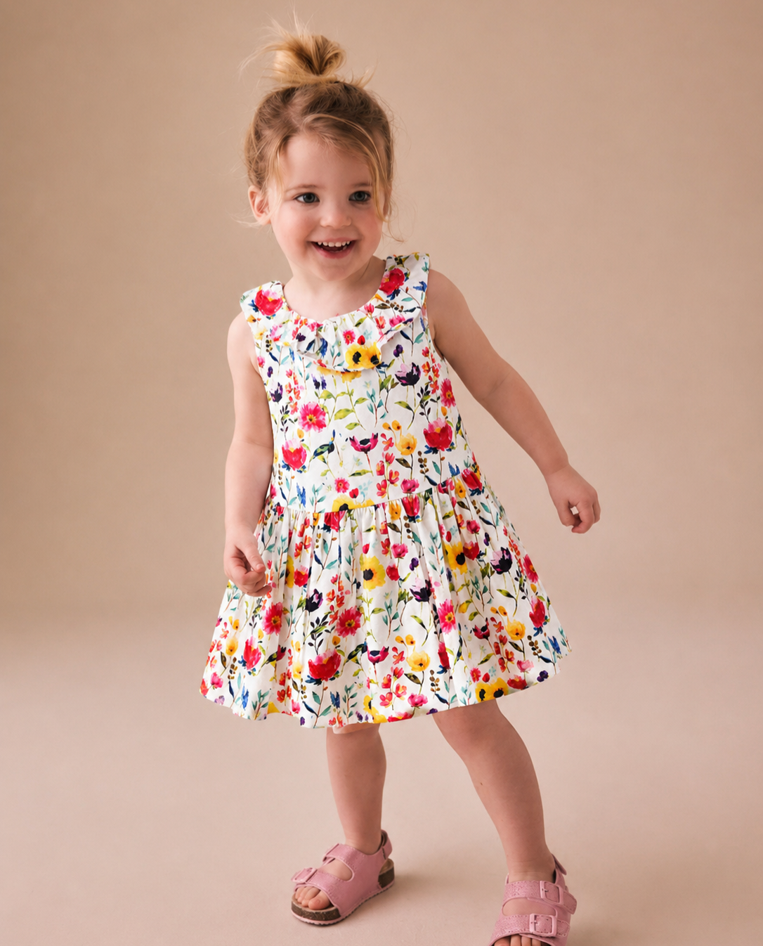 Rosabelle White Floral Summer Party Dress