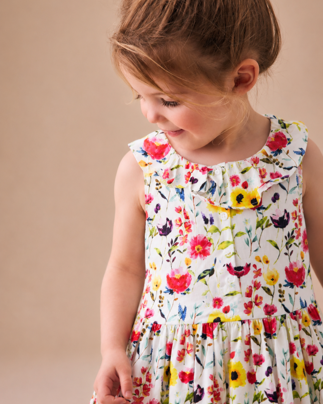 Rosabelle White Floral Summer Party Dress