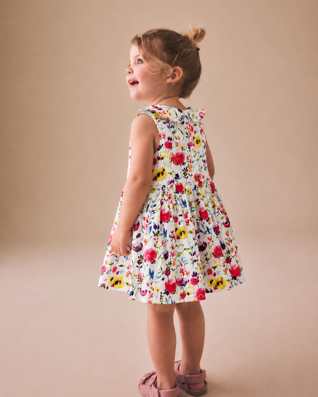 Rosabelle White Floral Summer Party Dress